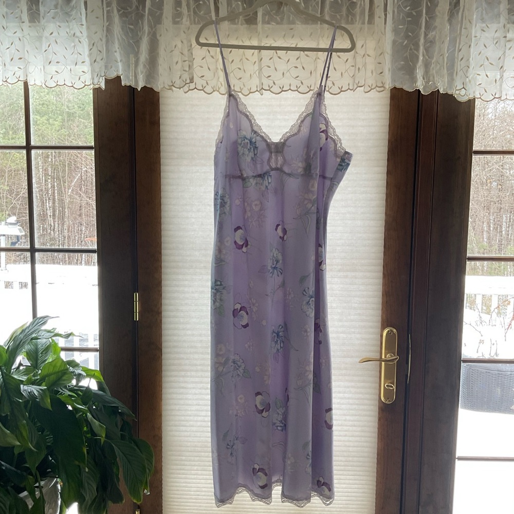 Floral Purple Nightgown